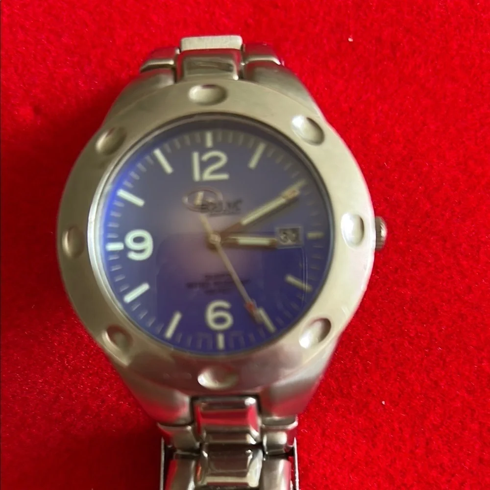 BUM Equipment Blue Dial Silver Men's Watch